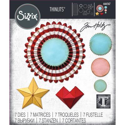 Sizzix Tim Holtz Cutting Dies - Vault Rosettes